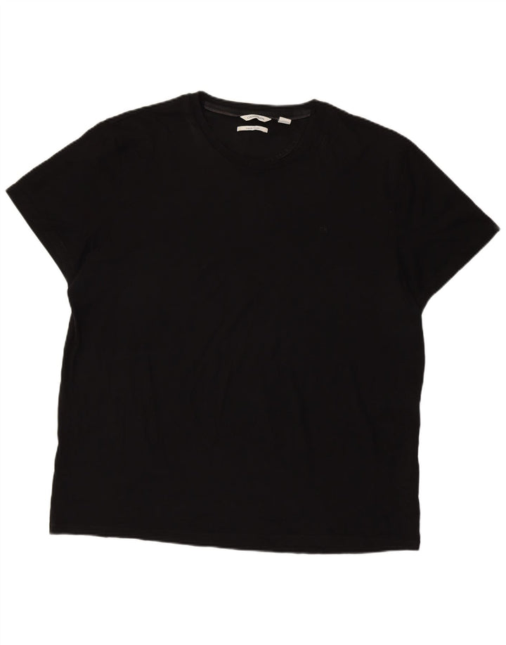 Calvin Klein Herre T-Shirt Top 2XL Sort