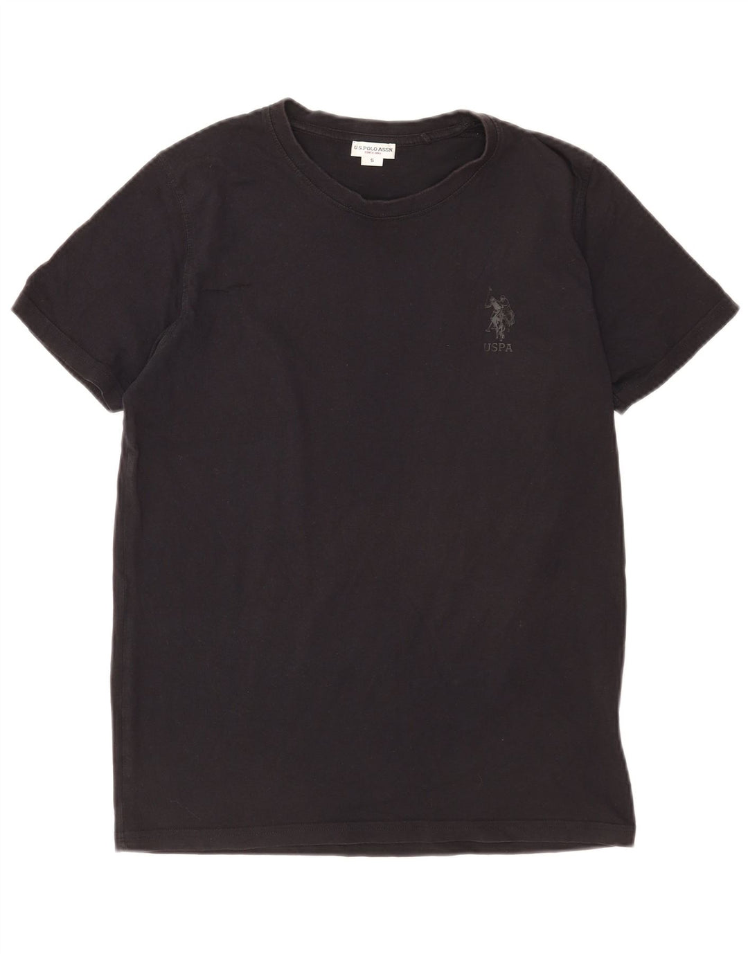 U.S. Polo Assn. Herre T-shirt Top Lille sort bomuld