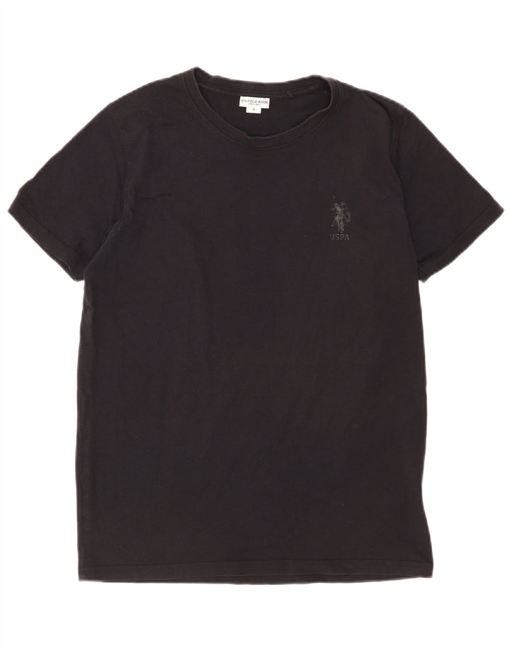 U.S. Polo Assn. Herre T-shirt Top Lille sort bomuld
