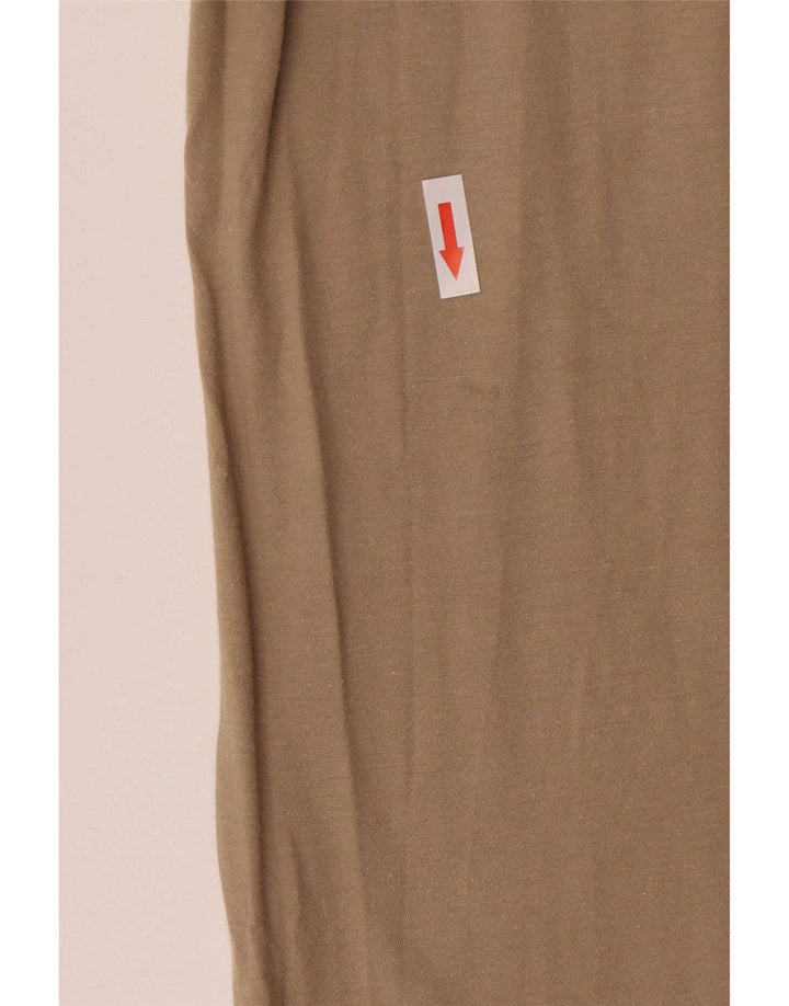 Nike Herre Athletic Cut Grafisk T-Shirt Top Stor Beige Bomuld