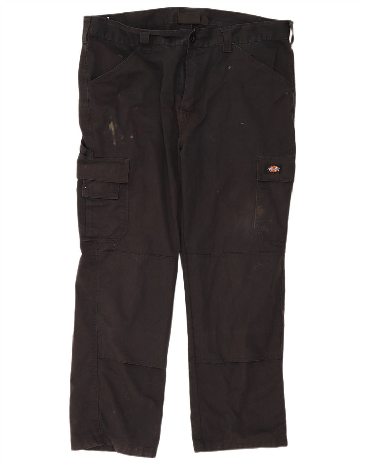 Dickies Herre Straight Cargo Bukser W40 L28 Sort Polyester