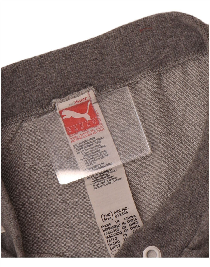 Puma sportsshorts til kvinder UK 12 Medium Grey Flecked Bomuld