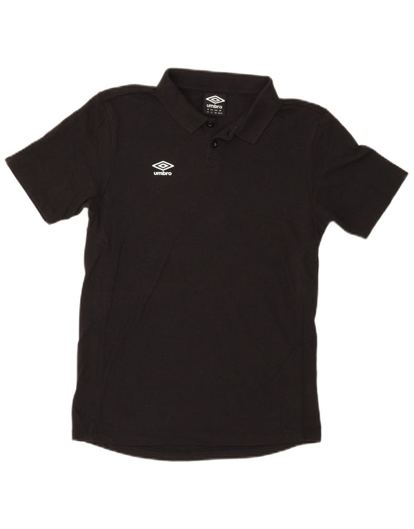 Umbro Boys Polo Shirt 11-12 År Stor Sort Bomuld