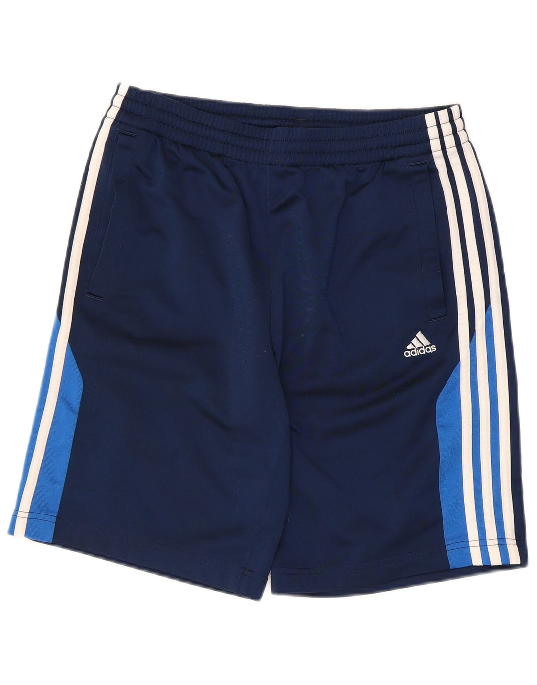Adidas Boys Sports Shorts 15-16 år Navy Blue Colourblock Polyester