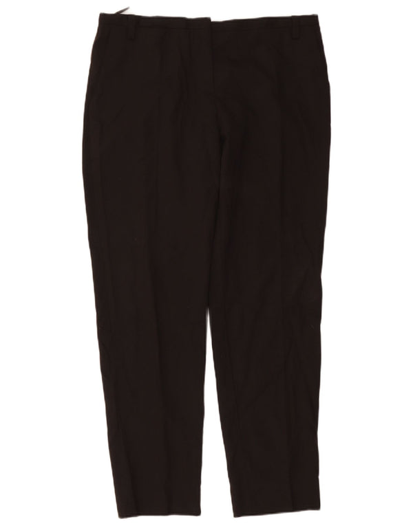 Prada Dame Højtalje Slim Suit Bukser IT 46 Large W34 L28 Brun