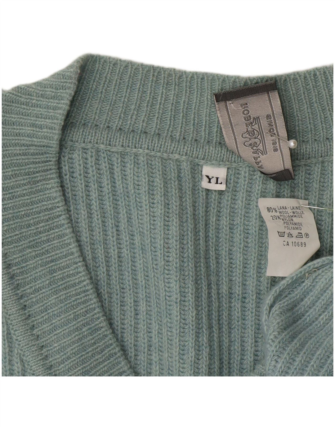 Kappa Herre V-hals sweater Stor blå uld