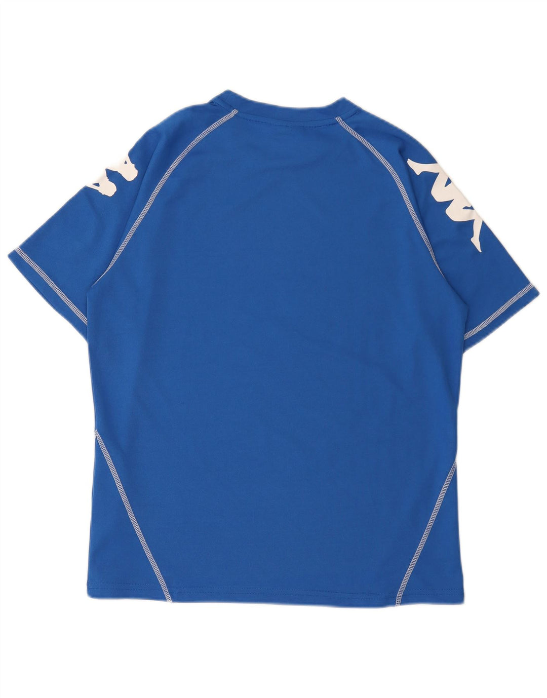 Kappa Herre Grafisk T-Shirt Top Stor Blå Polyester