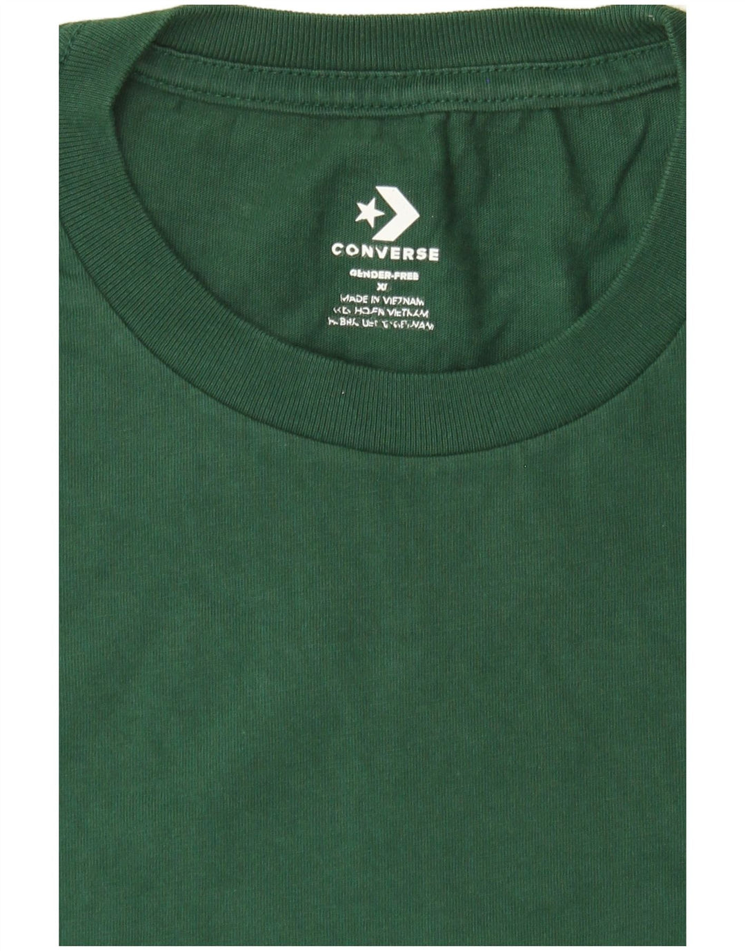 Converse Herre T-Shirt Top XS Grøn
