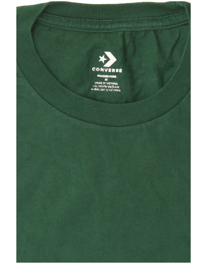 Converse Herre T-Shirt Top XS Grøn