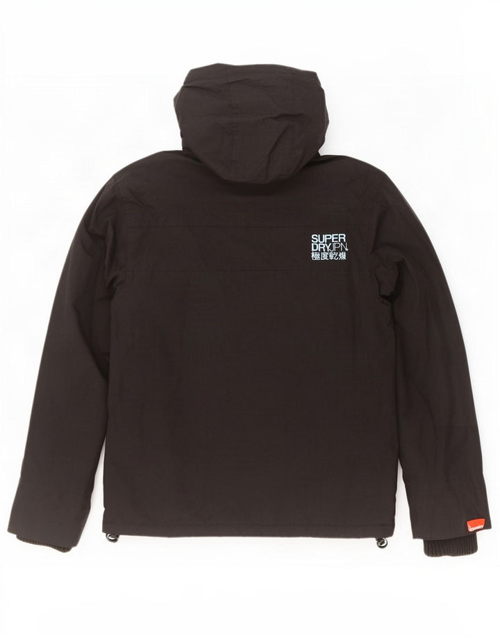 Superdry Herre The Windcheater Graphic Windbreaker Jacket UK 38 Medium Black