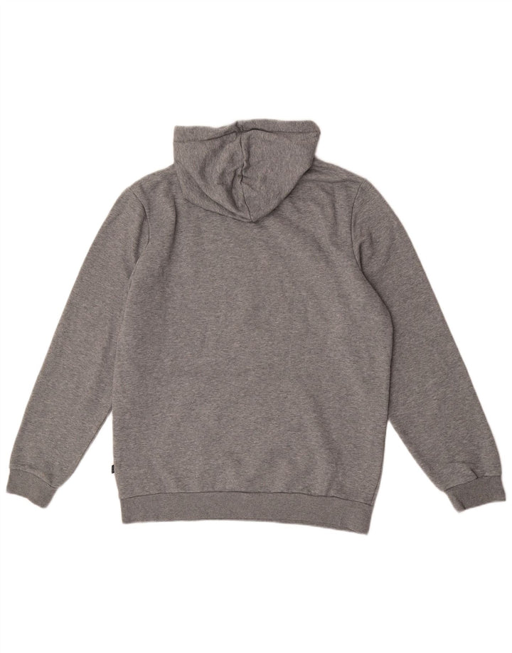 Puma Herre grafisk hættetrøje Jumper Medium Grey Flecked Bomuld