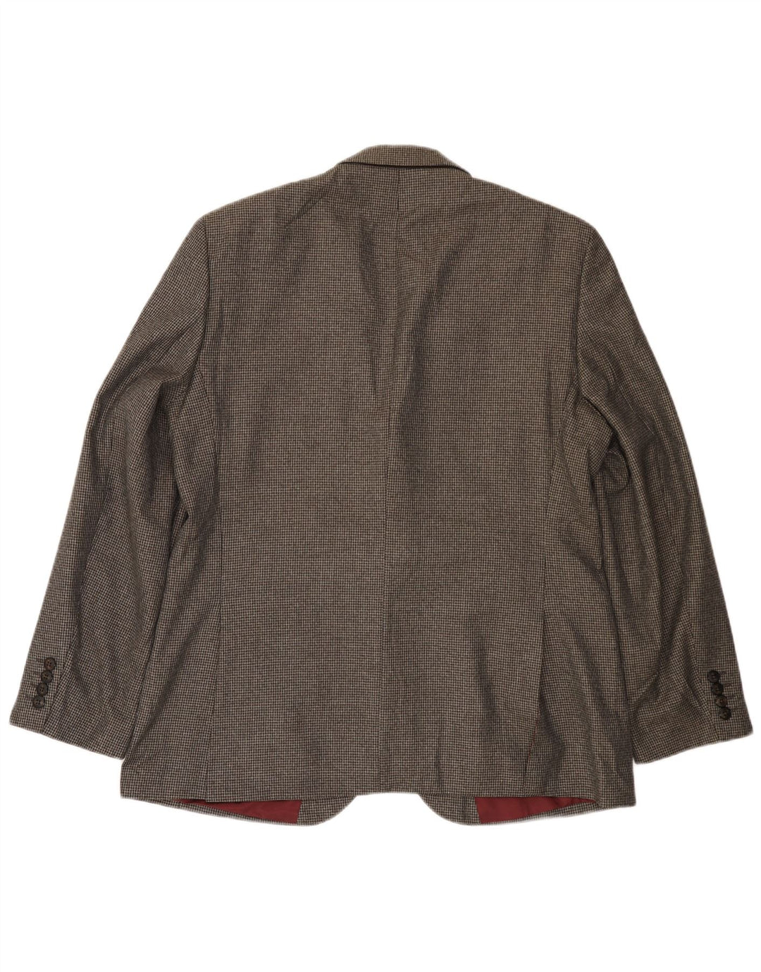 MARKS & SPENCER Herre 2-knaps blazerjakke UK 38 Medium Grey Houndstooth