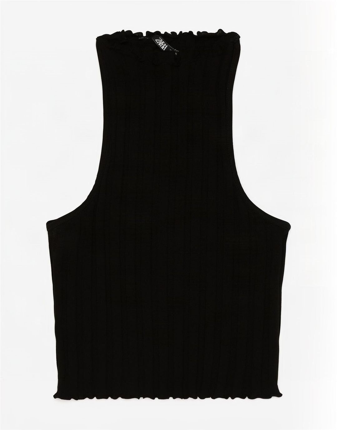 Zara Damevest Top UK 8 Lille Sort