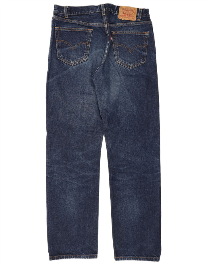 Levi's Herre 505 Straight Jeans W36 L33 Blå