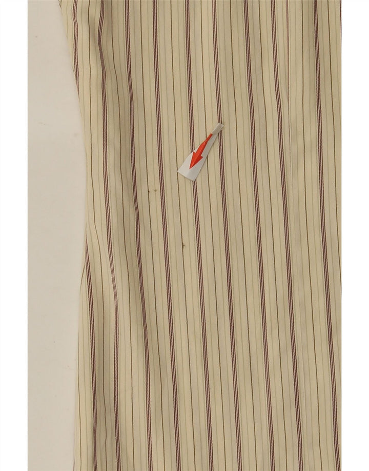 Sportmax Dameskjorte UK 12 Medium Beige Stribet
