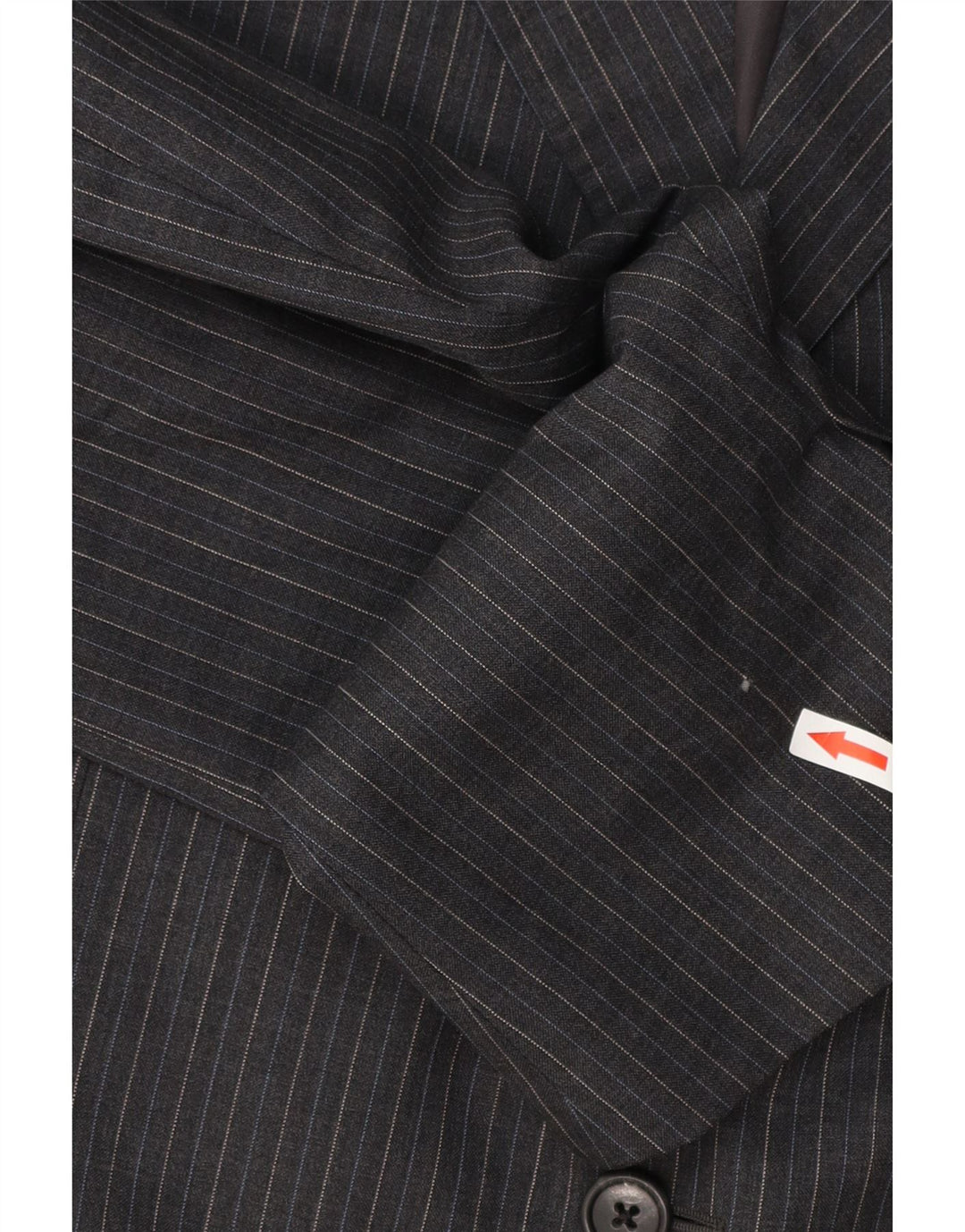 Corneliani Herre 3-knaps blazerjakke IT 54 2XL grå nålestribet jomfruuld