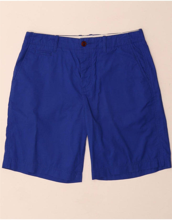 FRED PERRY Chino Shorts til mænd W30 Medium Blue Bomuld