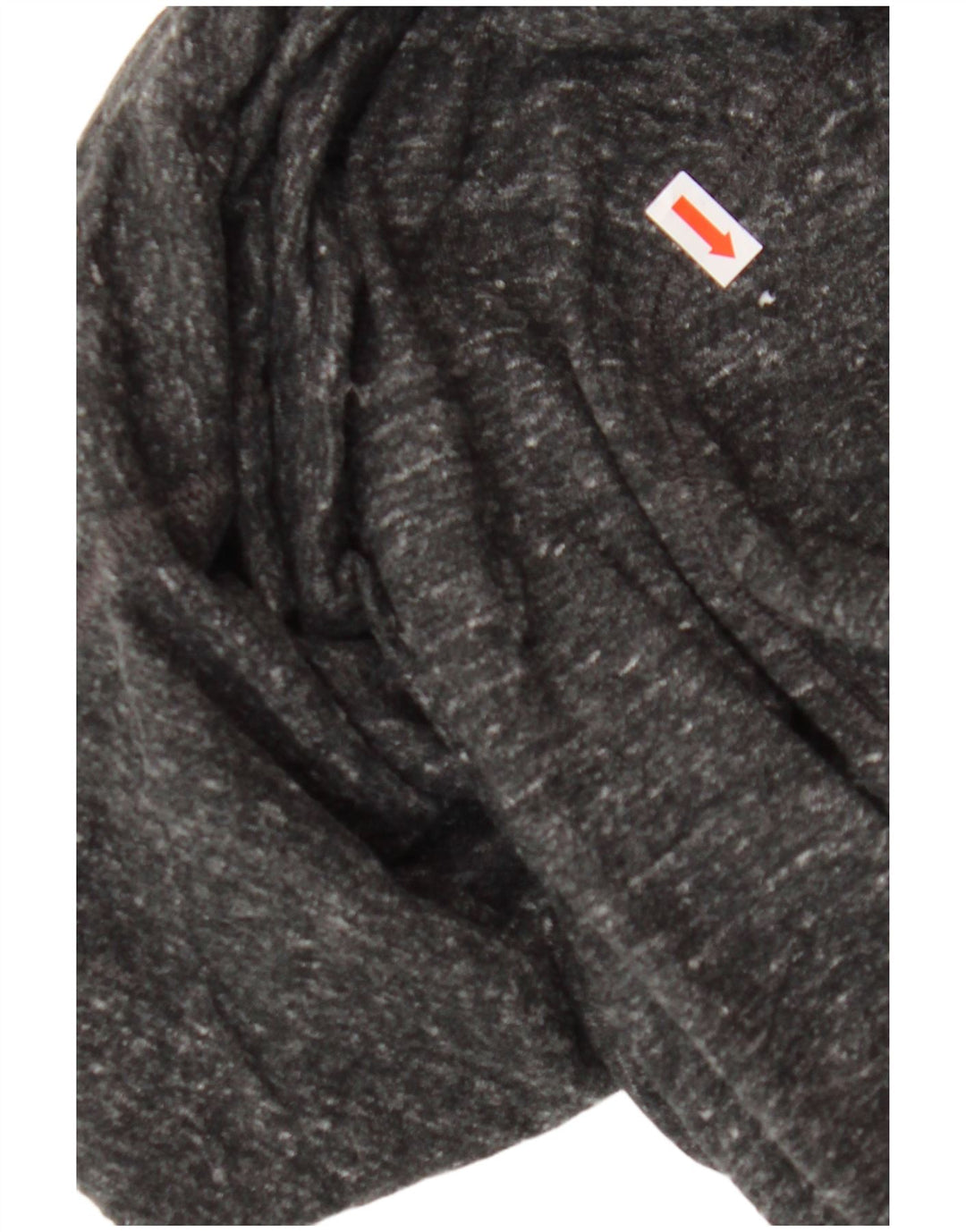 CHAMPION Grafisk hættetrøje til kvinder UK 14 Medium Grey Flecked Bomuld