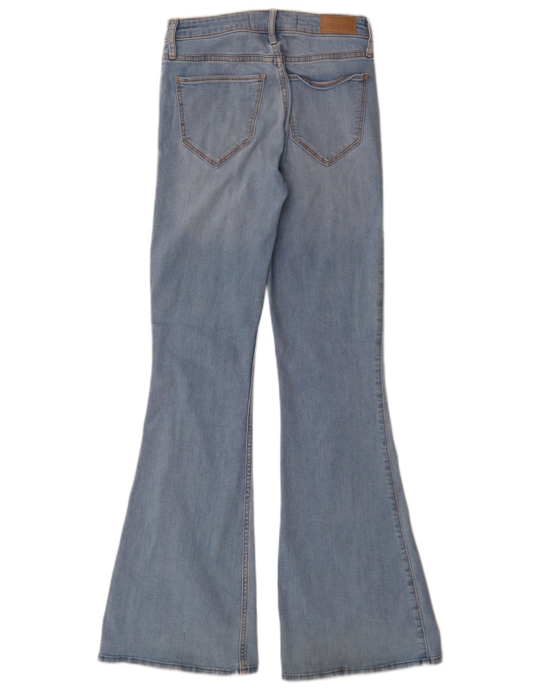 Hollister Dame Flared Jeans W27 L34 Blå Bomuld