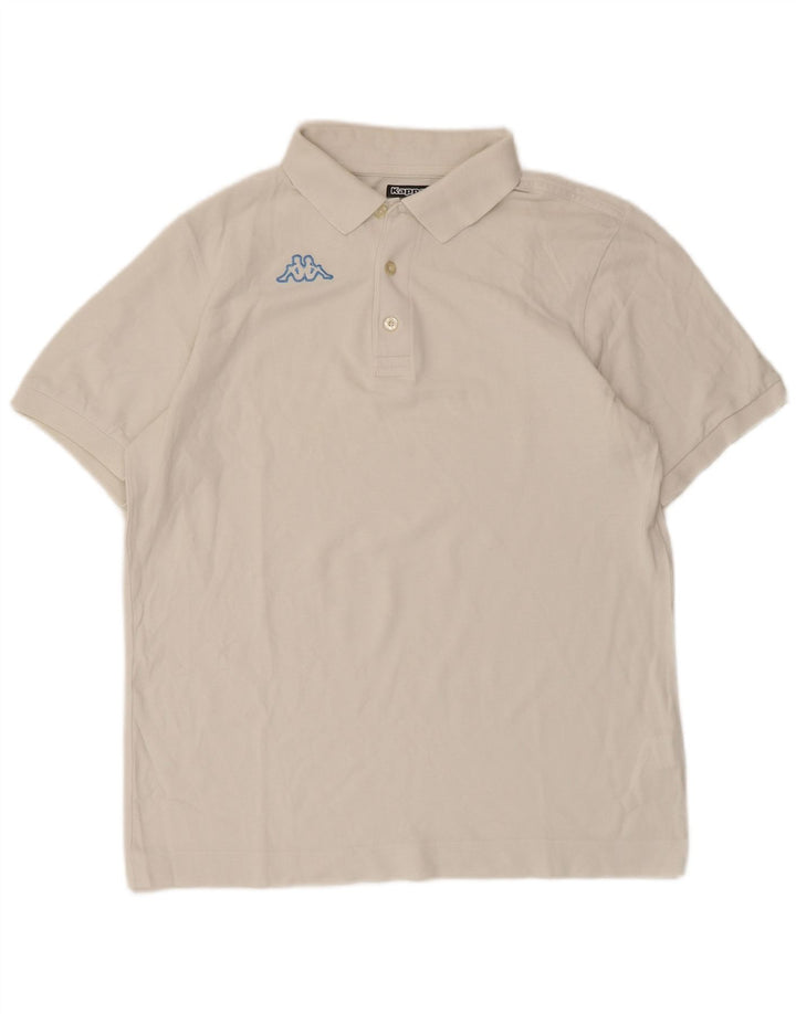 Kappa herre poloshirt Medium hvid bomuld