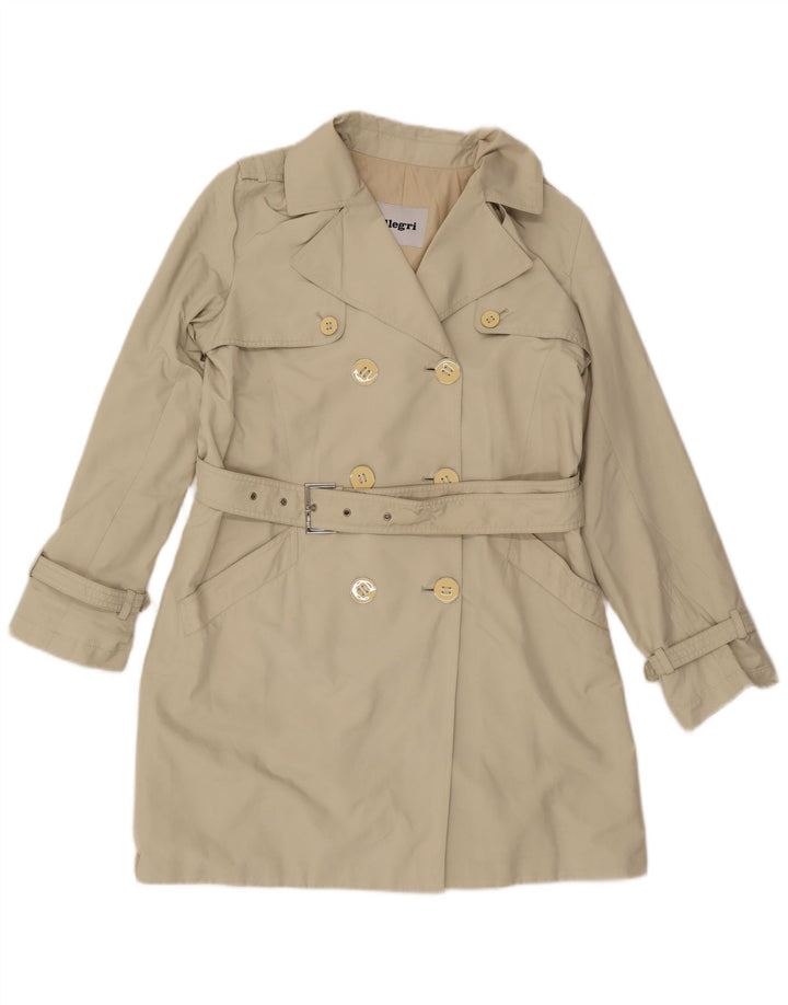 Allegri Dame Trench Coat IT 44 Medium Beige Polyester