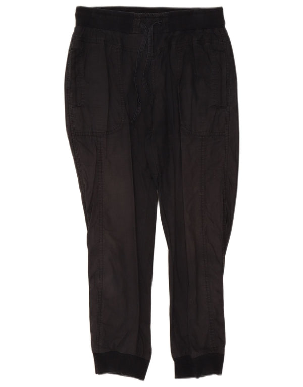 Champion Womens Joggers Cropped Trousers Small W26 L23 Black Bomuld