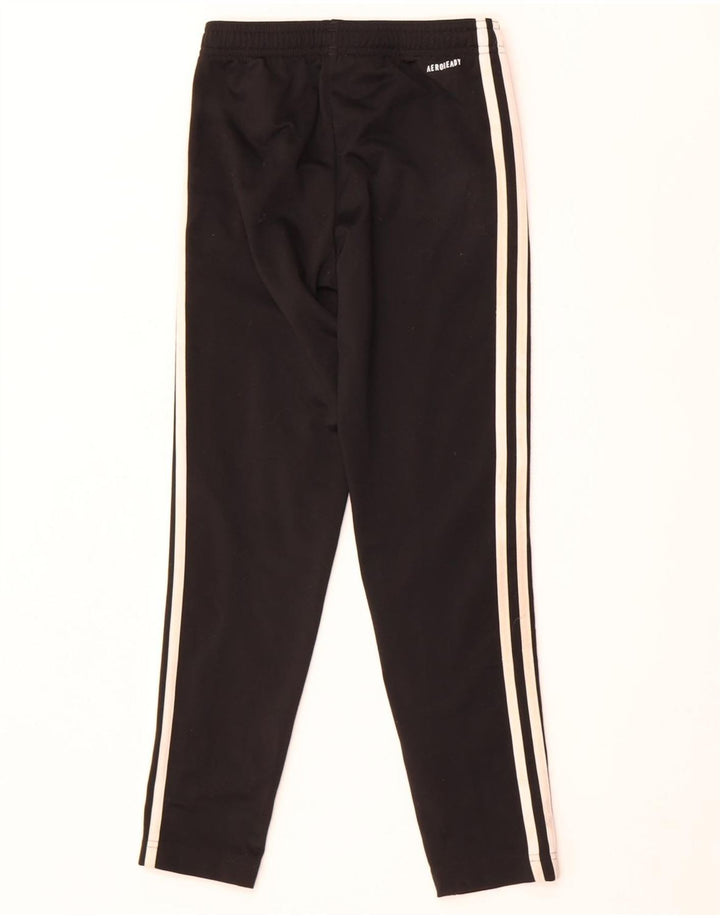 Adidas Boys Aeroready Tracksuit Bukser 9-10 år Sort polyester