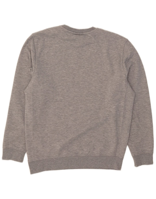 Nike grafisk sweatshirt til mænd, stor grå bomuld