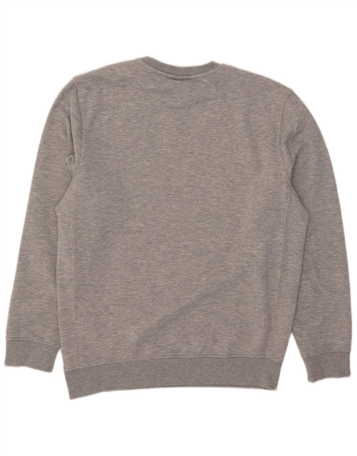Nike grafisk sweatshirt til mænd, stor grå bomuld