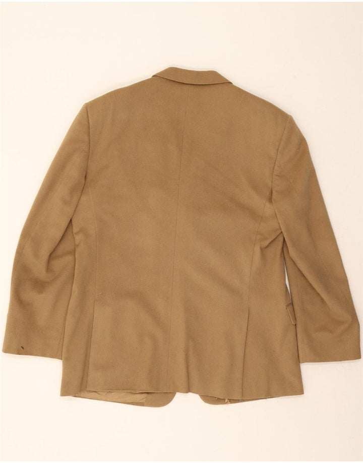 VALENTINO Mens 3 Button Blazer Jacket IT 54 2XL Beige Wool Vintage Valentino and Second-Hand Valentino from Messina Hembry 
