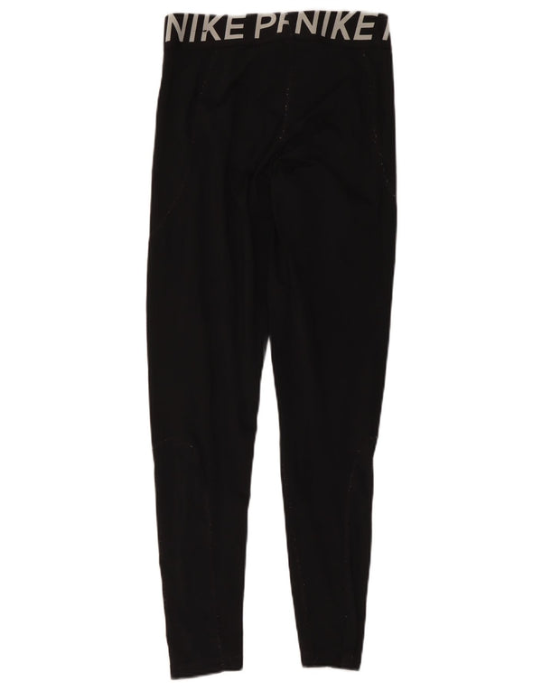 Nike piger grafiske leggings 12-13 år stor sort polyester