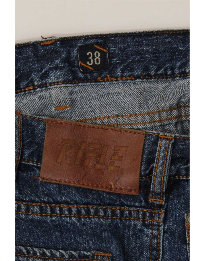 Rifle Herre Straight Jeans W38 L33 Blå