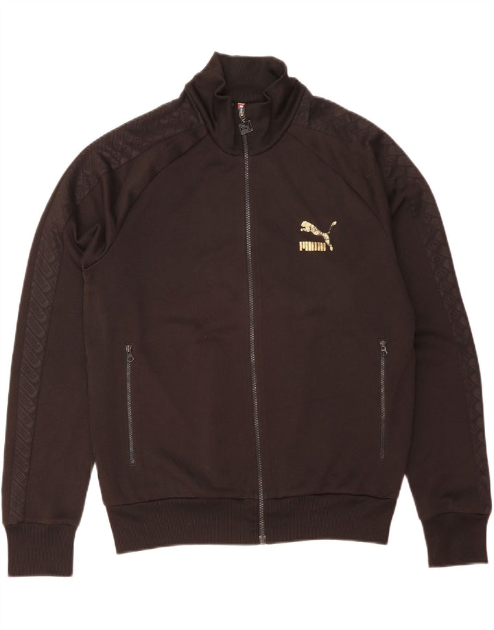 Puma Herre Grafisk Træningsdragt Top Jakke Stor Sort Polyester