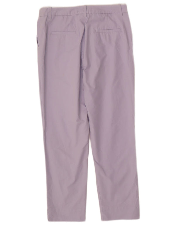 Marks & Spencer Lige Chinobukser til kvinder UK 10 Small W28 L26 Lilla