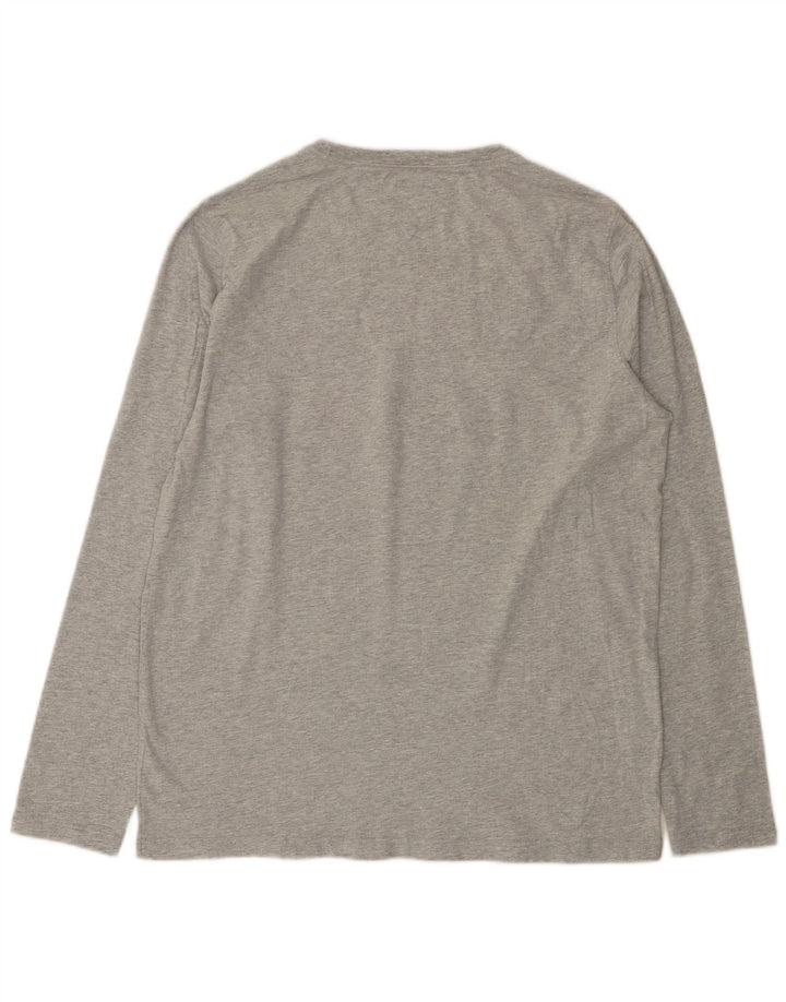 Tommy Hilfiger Herre Grafisk Top Langærmet 2XL Grå Bomuld