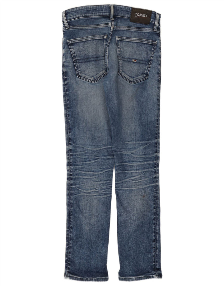 TOMMY HILFIGER Herre Scanton Slim Jeans W30 L30 Blå Bomuld