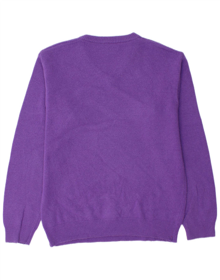 Marlboro Classics Herre V-hals sweater 2XL Lilla Uld