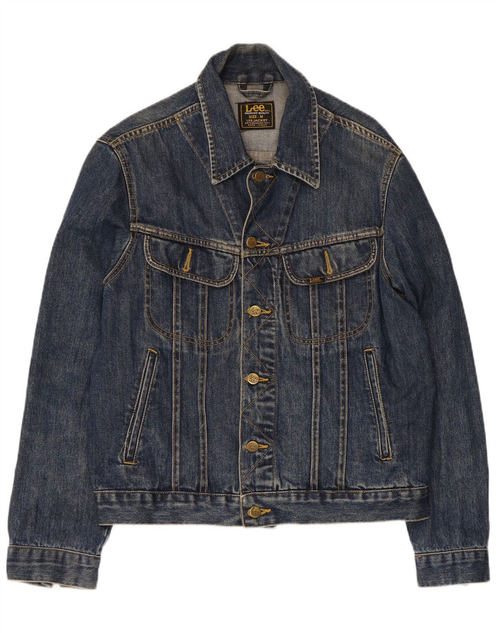Lee Herre denimjakke UK 38 Medium Blue Cotton