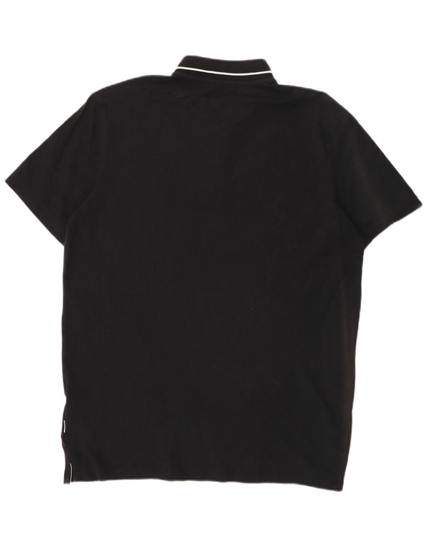 Jack & Jones herre poloskjorte 2XL sortstribet bomuld