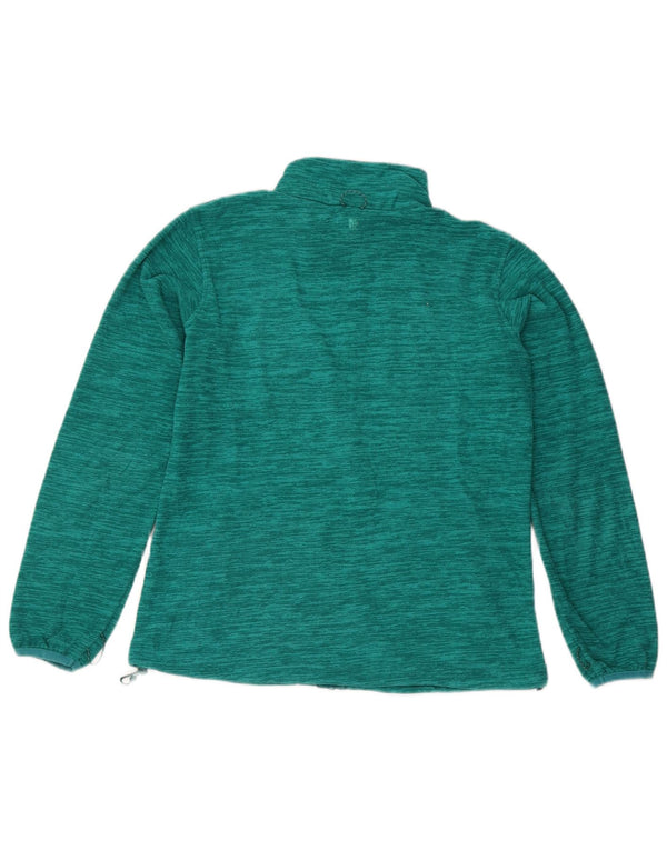Mountain Warehouse Dame Liner Fleece Jacket UK 10 Small Green Flecked