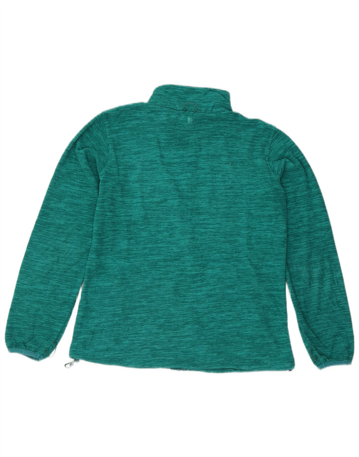 Mountain Warehouse Dame Liner Fleece Jacket UK 10 Small Green Flecked