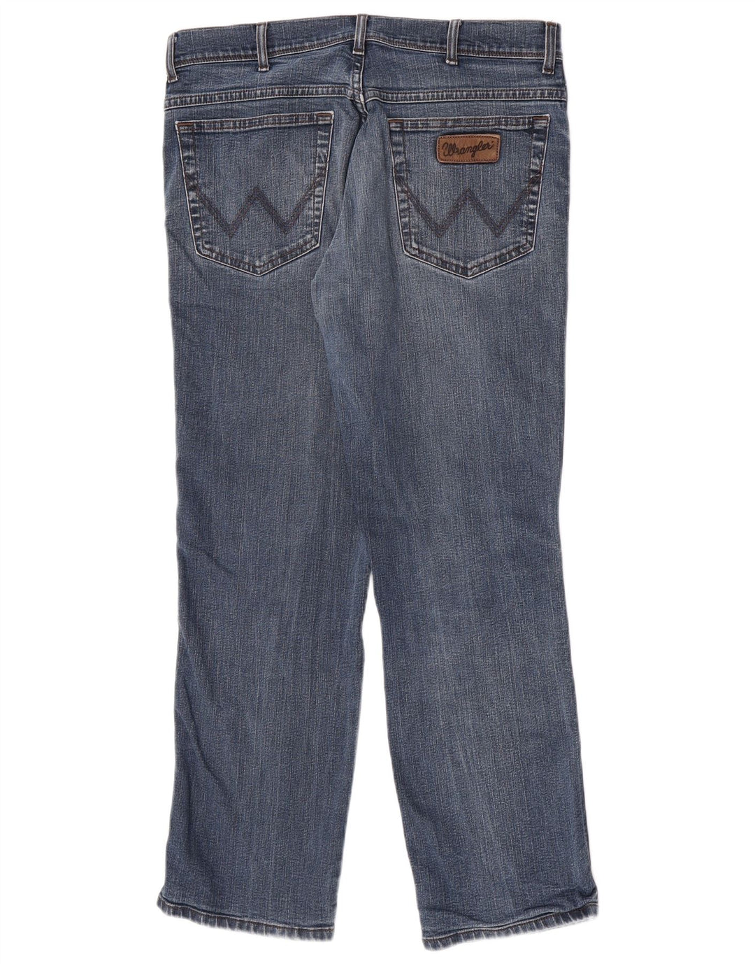 Wrangler Herre Texas Straight Jeans W34 L30 Blå Bomuld