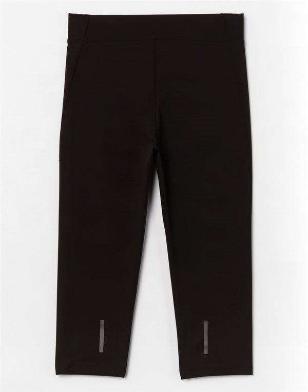 Adidas Dame Climalite Capri Leggings UK 8/10 Small Black