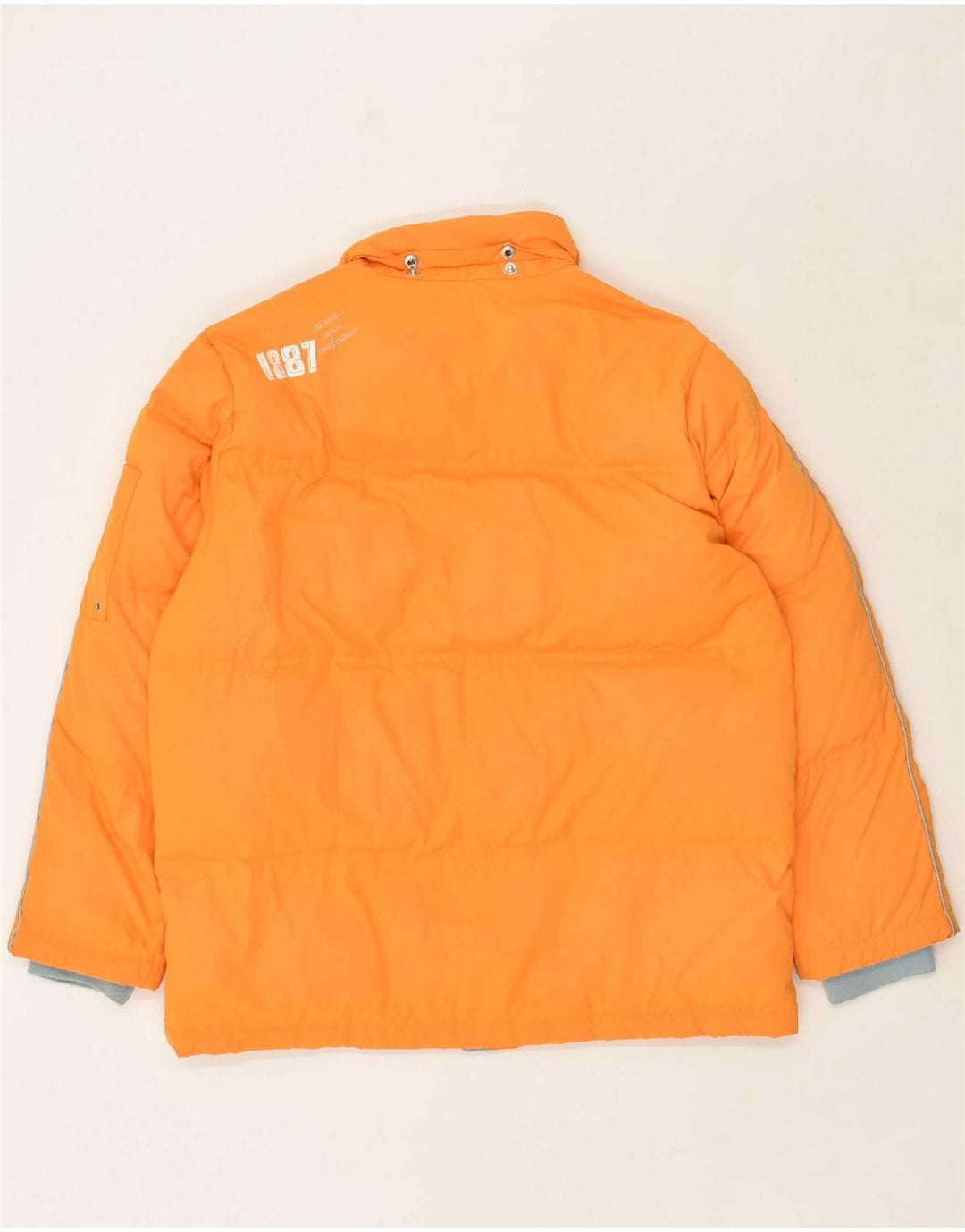 CHAMPION Boys Graphic Padded Jacket 13-14 Years XL Orange Polyester Vintage Champion and Second-Hand Champion from Messina Hembry 