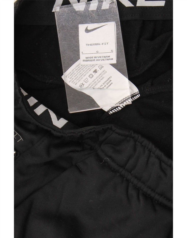 Nike Herre Therma-Fit træningsdragt Bukser Joggers Large Sort Polyester