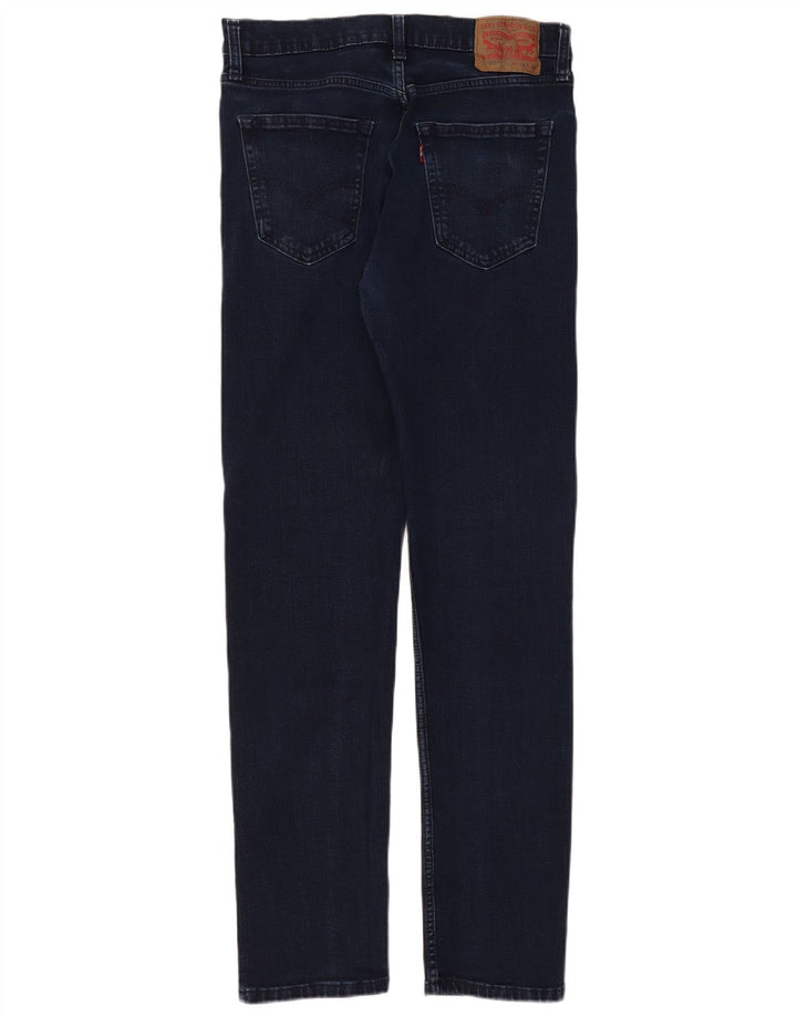 Levi's Herre 502 tilspidsede jeans W34 L34 Marineblå bomuld