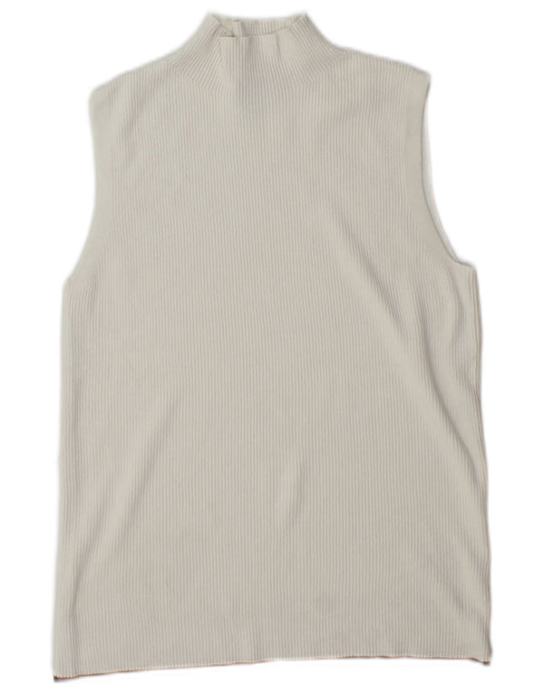 Marks & Spencer Damevest Top UK 14 Large White Viscose