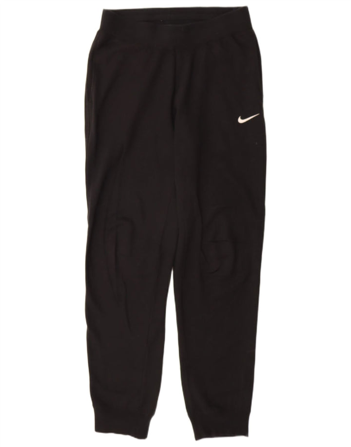 NIKE Mens Tracksuit Trousers Joggers Small  Black Cotton