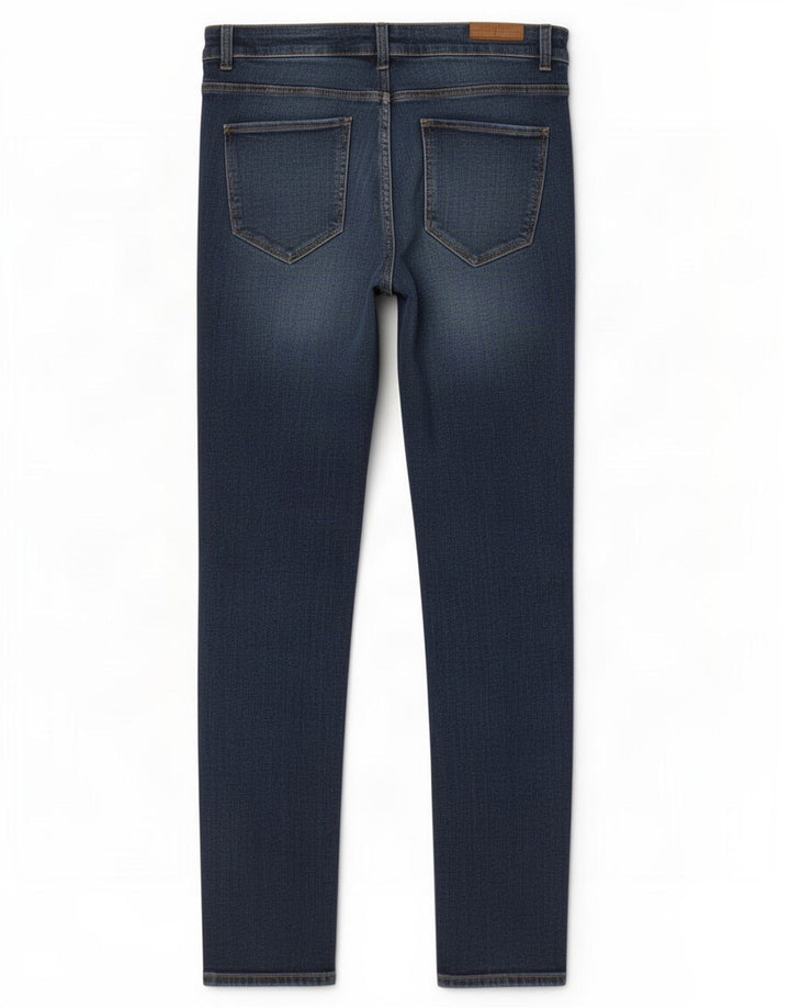 Zara Dame Slim Jeans W28 L28 Marineblå