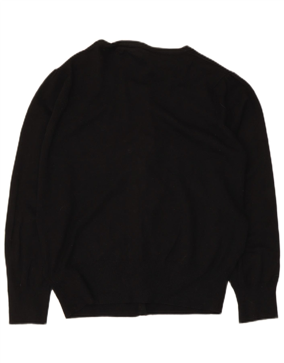 Marks & Spencer Dame Cardigan Sweater UK 14 Medium Black Viscose